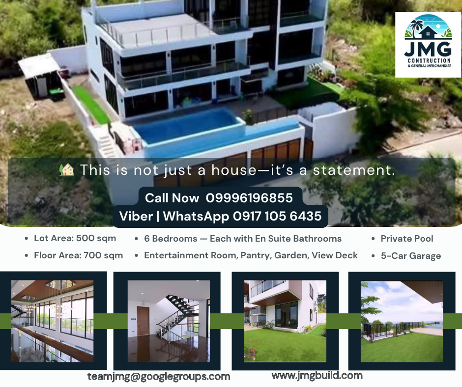 Modern 4-storey hillside mansion built by the contractor of the Teakwood Hills mansion, featuring pool, view deck, and luxury finishes.